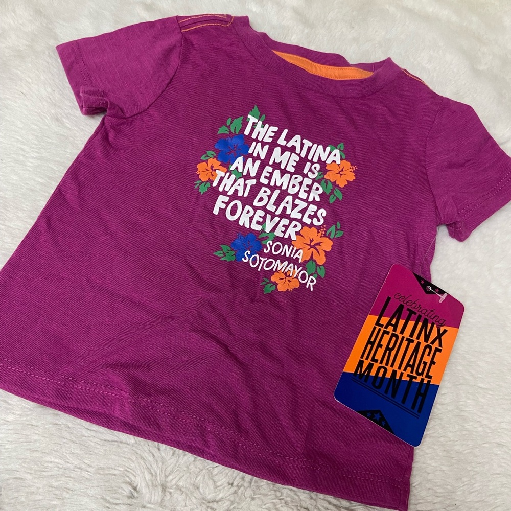 NWT!Sonia Sotomayor “the Latina in me is an ember in me that blazes forever”